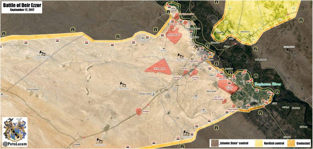 Overview Of Battle For Deir Ezzor On September 17, 2017 (Maps, Analysis)