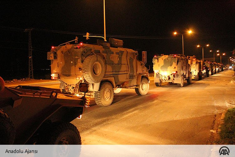 Turkey Deploys Large Force, Including 80 Armoured Vehicles, On Border With Syria's Idlib Governorate (Videos, Photos)