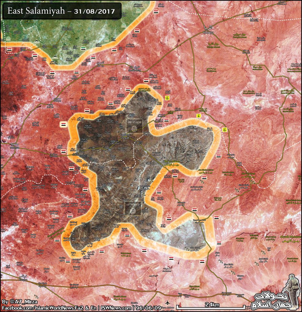 Map Update: Military Situation In Eastern Salamiyah Countryside