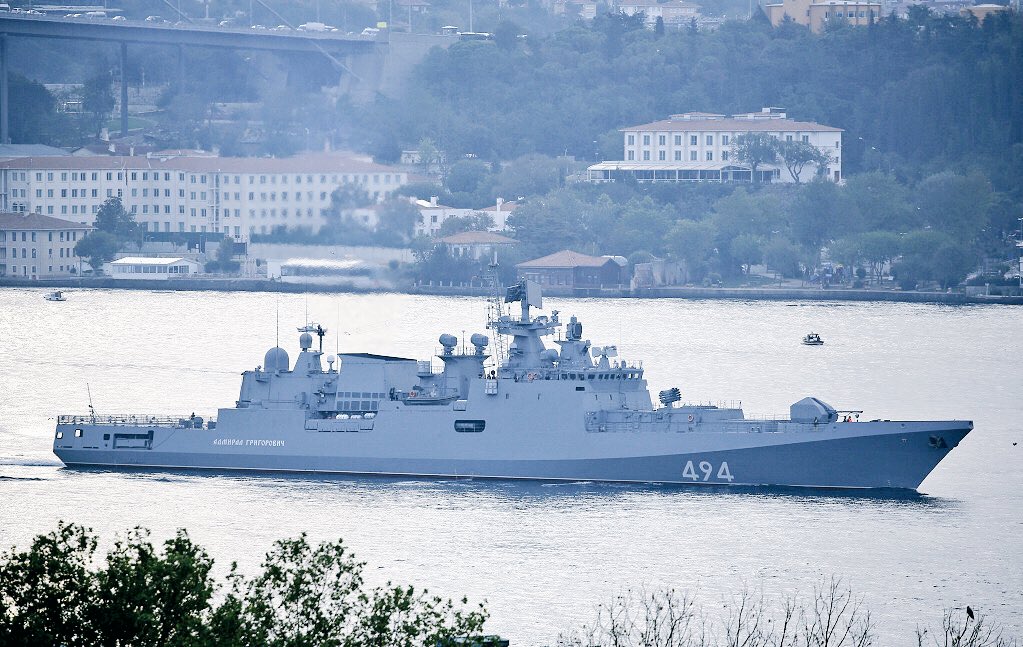 Russia's Frigate Armed With Kalibr Cruise Missiles Heads To Mediterranean