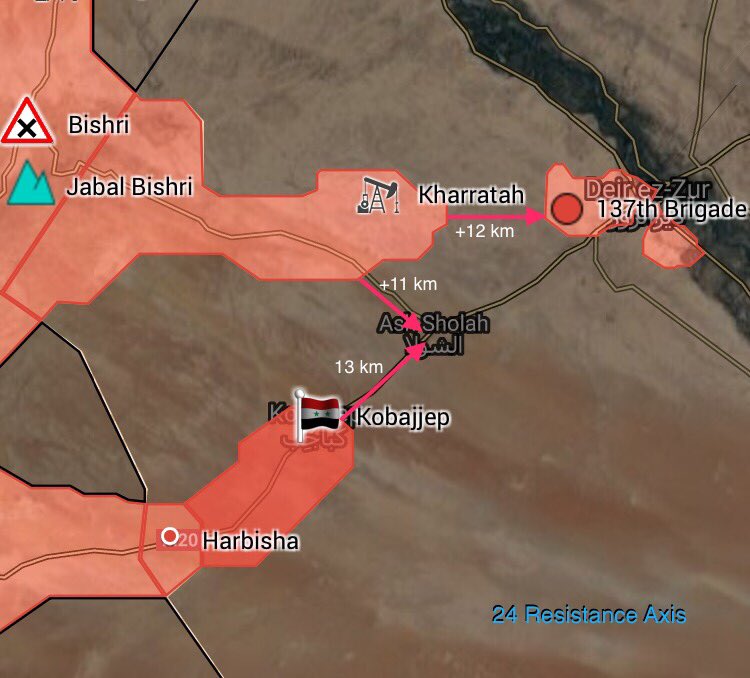 Government Forces Liberated Kobajjep At Sukhna-Deir Ezzor Highway