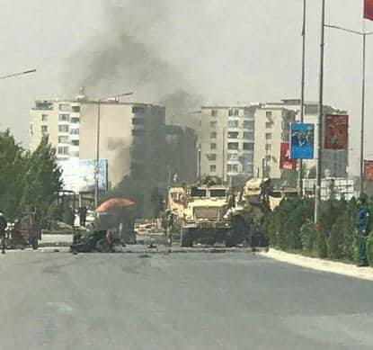 Suicide Bomber Attacked NATO Convoy In Afghanistan (Video, Photos)