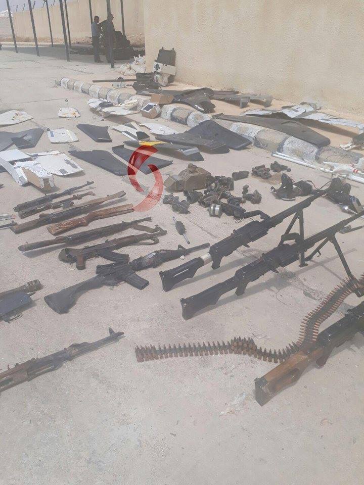 Army Seized Drone Factory, Large Number Of Weapons And Ammunition From ISIS In Uqayribat Area (Photos)