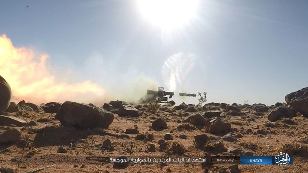 ISIS Released Photo Report Showing Clashes Near Humaymah Near Border With Iraq