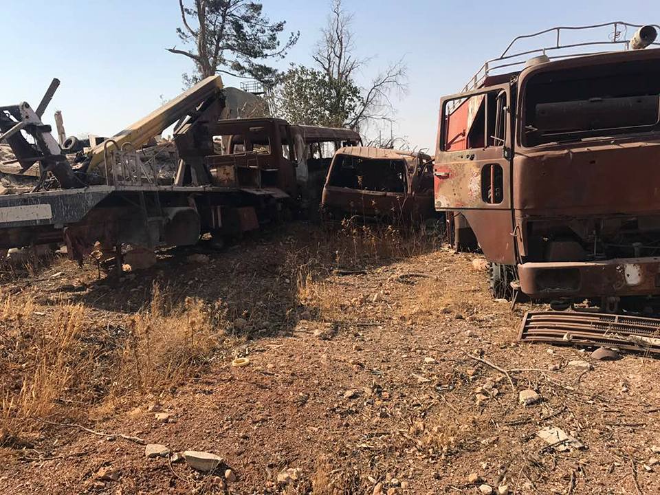 Photos: Syrian Government Forces In Salbah Electricity Station In Eastern Hama