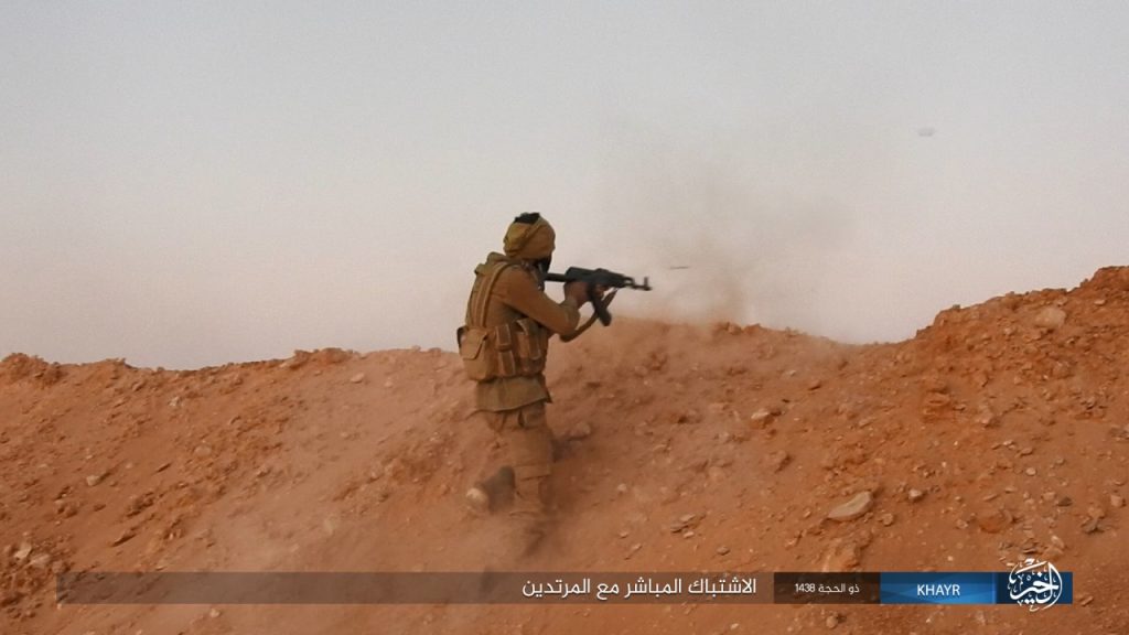 ISIS Released Photo Report Showing Clashes Near Humaymah Near Border With Iraq