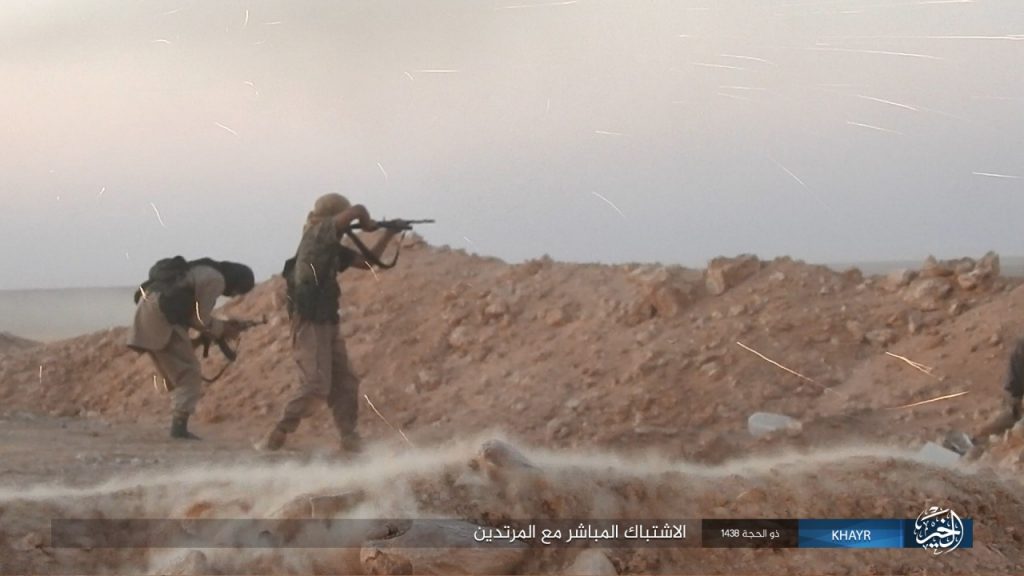 ISIS Released Photo Report Showing Clashes Near Humaymah Near Border With Iraq