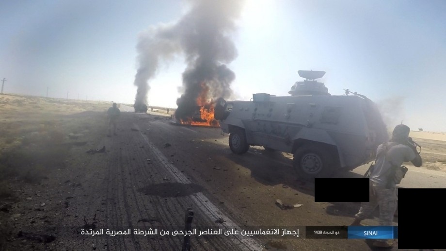 In Photos: ISIS Ambushes Egyptian Military Column In North Sinai