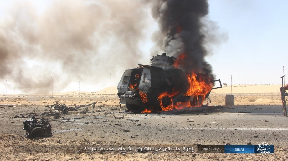 In Photos: ISIS Ambushes Egyptian Military Column In North Sinai