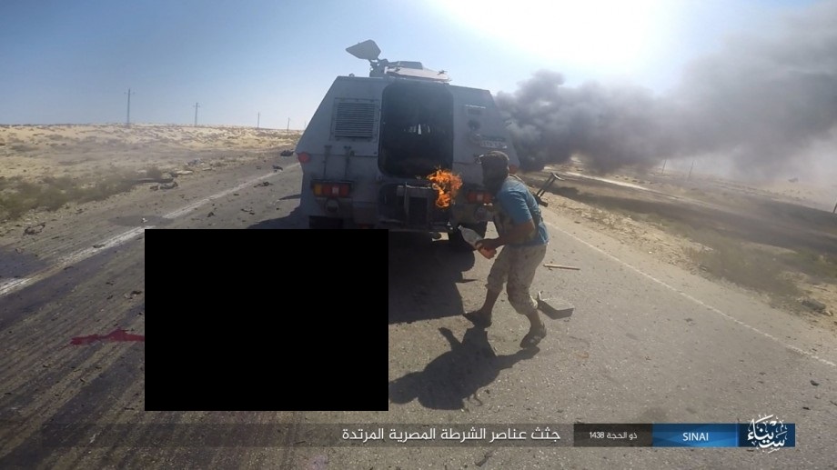 In Photos: ISIS Ambushes Egyptian Military Column In North Sinai