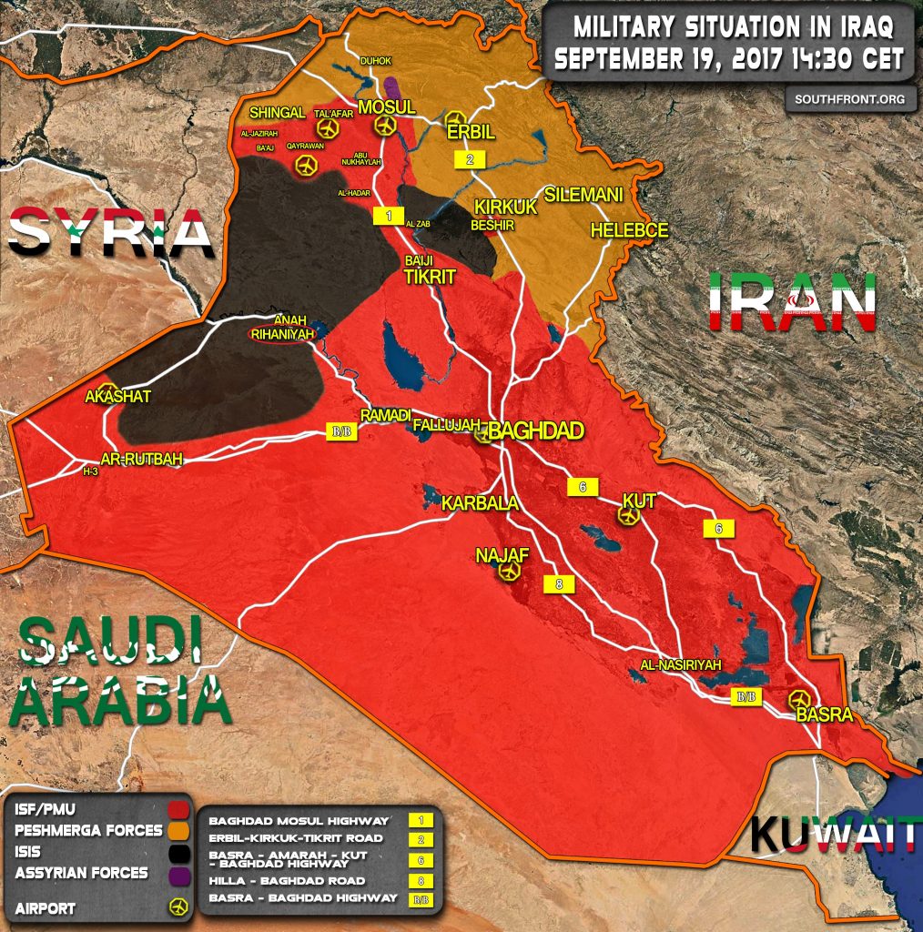 Iraqi Forces Liberated Rayhannah Town On Deir Ezzor-Baghdad Highway (Map)