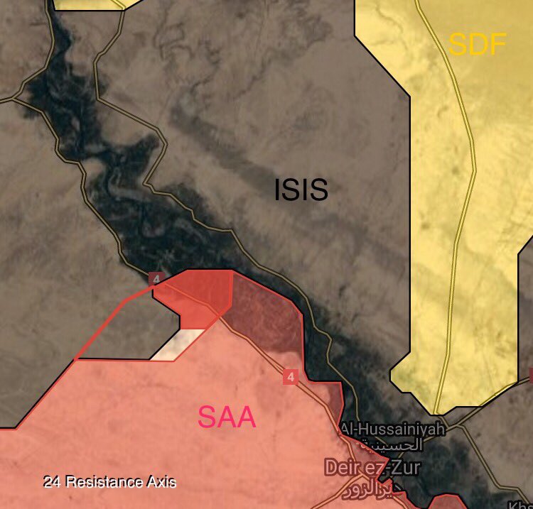 ISIS Defense Collapes On Multiple Frontlines In Deir Ezzor Under Government Forces Pressure (Maps)