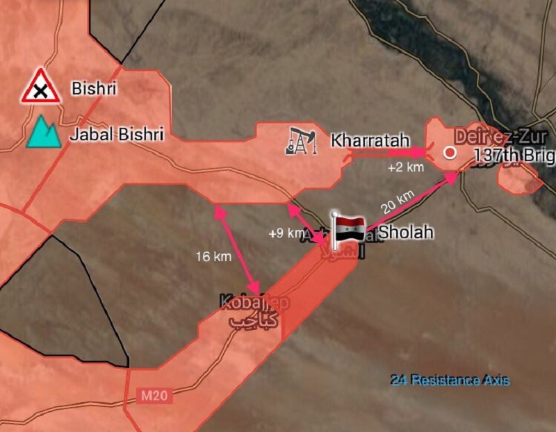 Government Forces Repel ISIS Counter-Attack Near Deir Ezzor, Secure Sholah Area (Maps)