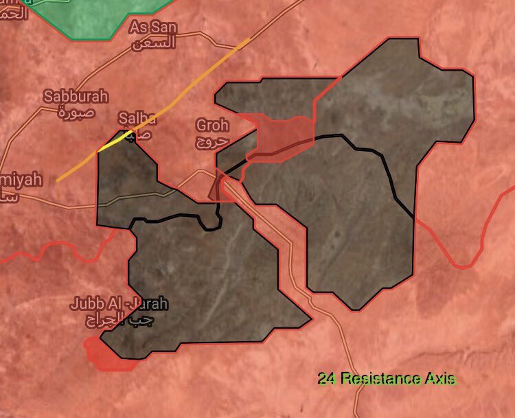 ISIS Withdraws From 4 More Villages Under Syrian Army Pressure In Eastren Hama (Map)