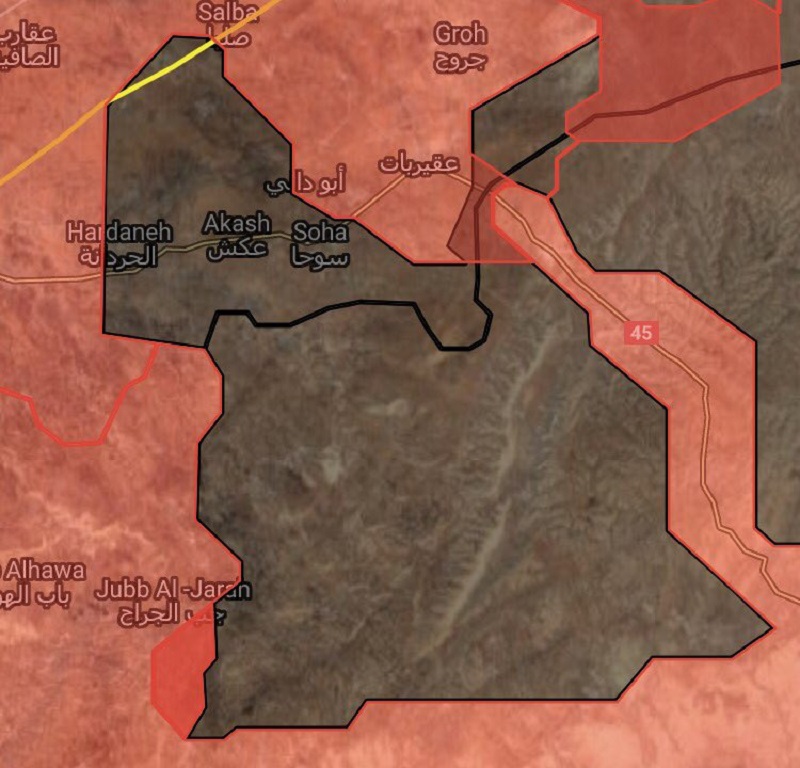 Government Troops Further Advance In Southwestern Part Of ISIS Pocket In Eastern Hama (Maps)