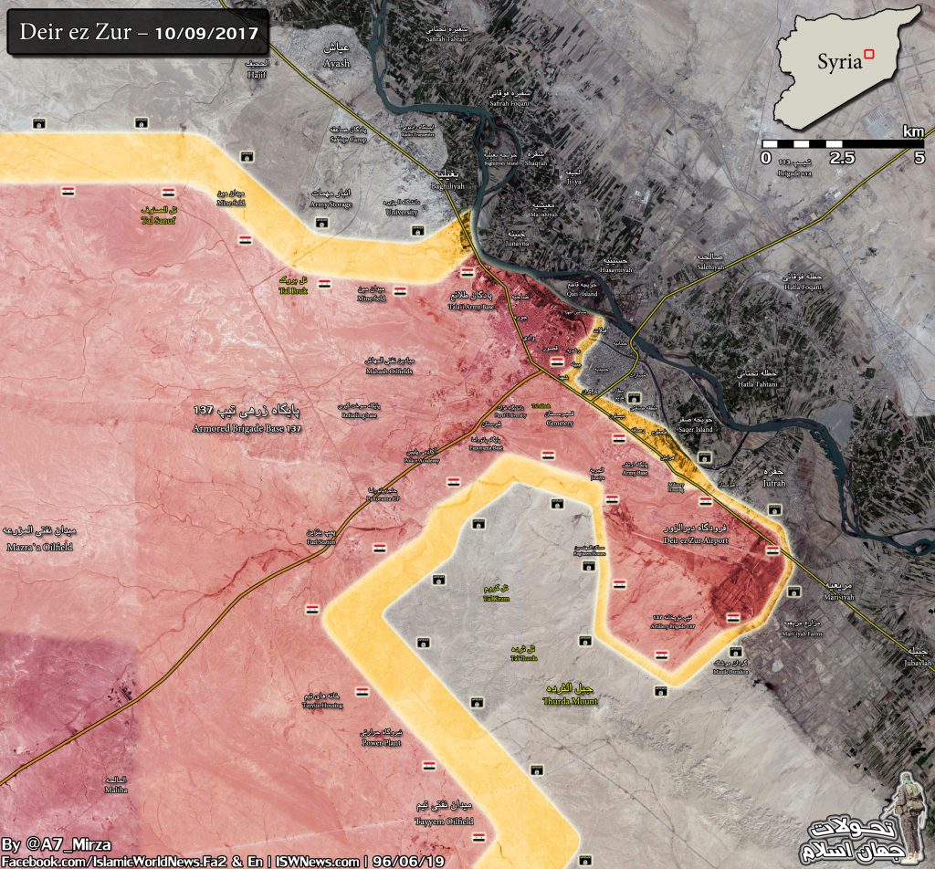 Military Situation In Deir Ezzor Countryside Following Syrian Army Advances Against ISIS (Maps)