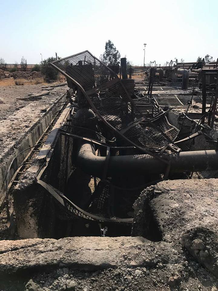 Photos: Syrian Government Forces In Salbah Electricity Station In Eastern Hama