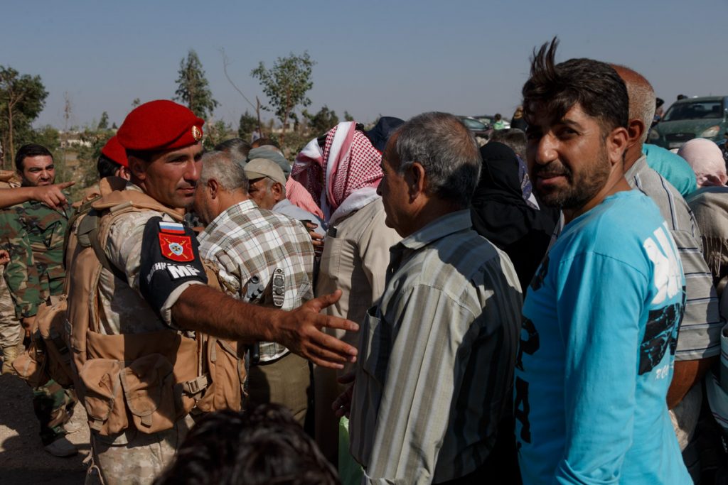 Russian Service Members Provide Humanitarian Aid In Syria's Dar al-Kabirah (Photo Report)