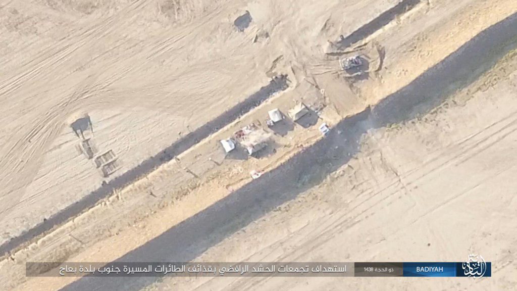 Photos: ISIS Uses Armed Drones Against Iraqi Popular Mobilization Units West Of Mosul