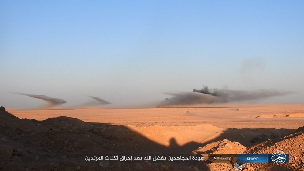 ISIS Released Photo Report Showing Clashes Near Humaymah Near Border With Iraq