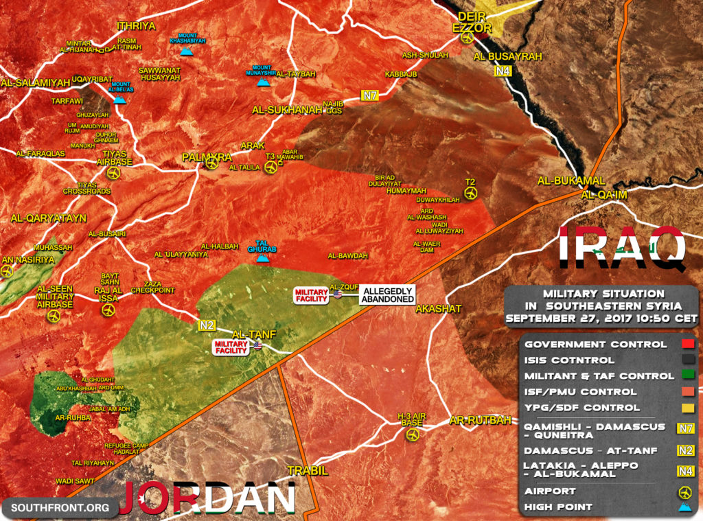 Intense Fighting Ongoing Between Syrian Forces And ISIS Near T2 Pumping Station (Map, Video)