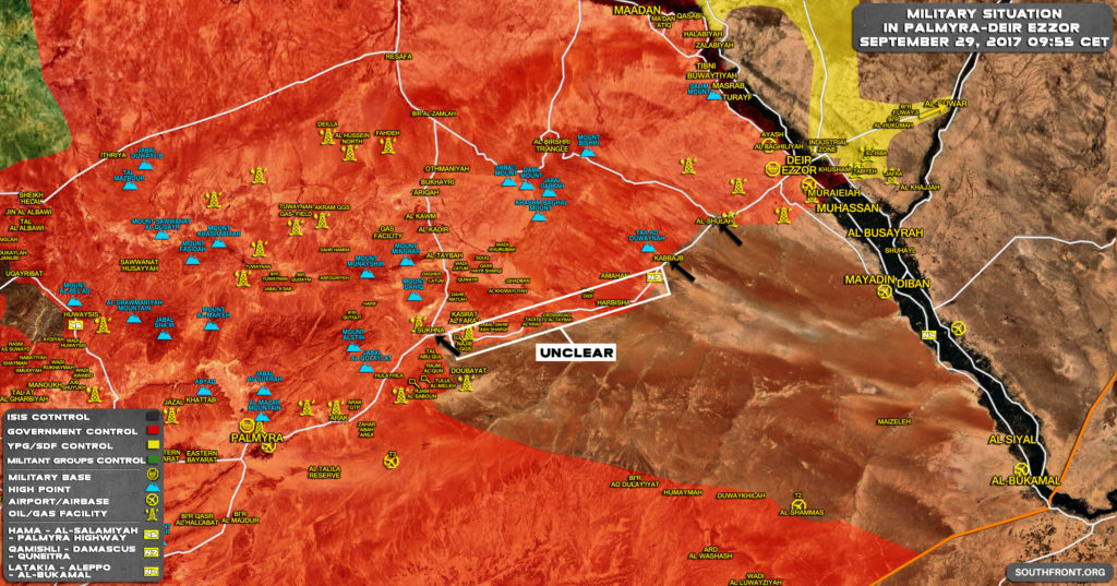 Overview Of Battle For Deir Ezzor On September 28-29, 2017 (Maps, Videos)