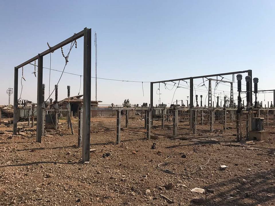 Photos: Syrian Government Forces In Salbah Electricity Station In Eastern Hama