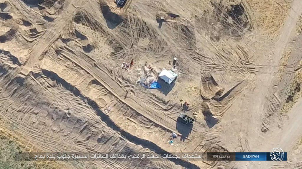 Photos: ISIS Uses Armed Drones Against Iraqi Popular Mobilization Units West Of Mosul