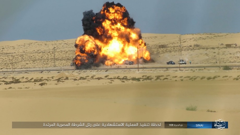 In Photos: ISIS Ambushes Egyptian Military Column In North Sinai