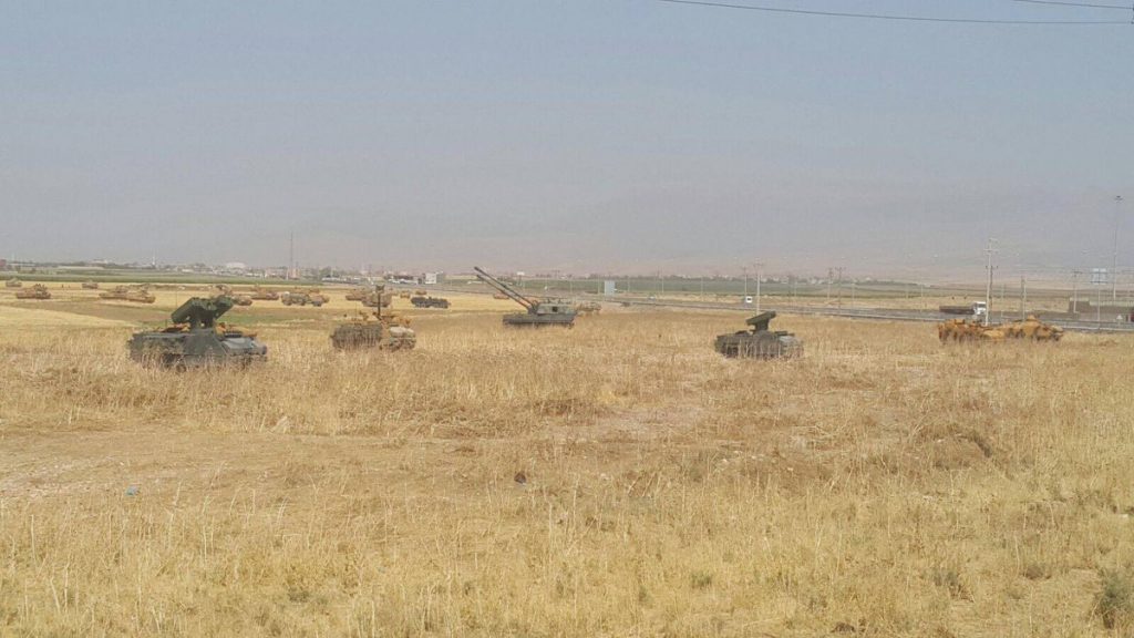 Turkey Deploys Large Number Of Military Equipment On Border With Iraqi Kurdistan