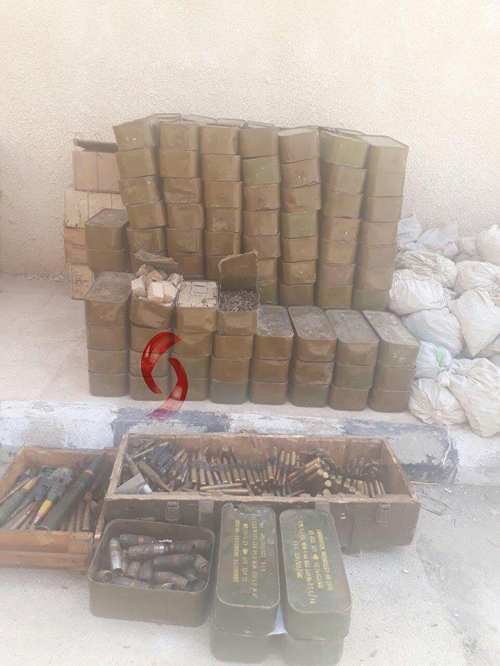 Army Seized Drone Factory, Large Number Of Weapons And Ammunition From ISIS In Uqayribat Area (Photos)