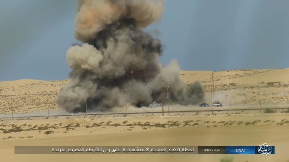 In Photos: ISIS Ambushes Egyptian Military Column In North Sinai