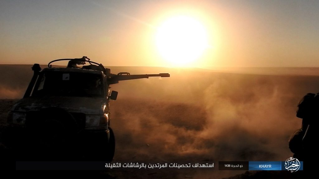 ISIS Released Photo Report Showing Clashes Near Humaymah Near Border With Iraq