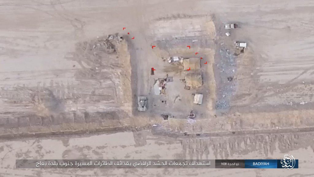 Photos: ISIS Uses Armed Drones Against Iraqi Popular Mobilization Units West Of Mosul