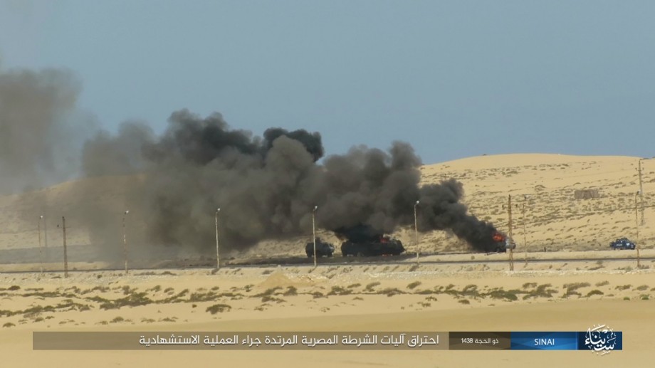 In Photos: ISIS Ambushes Egyptian Military Column In North Sinai