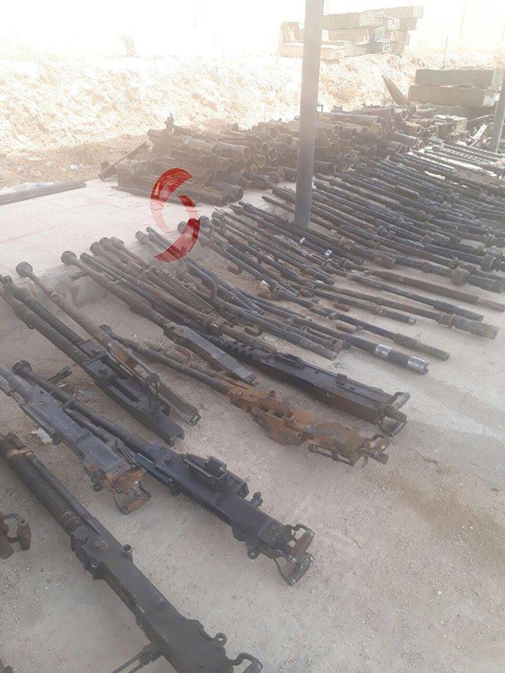 Army Seized Drone Factory, Large Number Of Weapons And Ammunition From ISIS In Uqayribat Area (Photos)