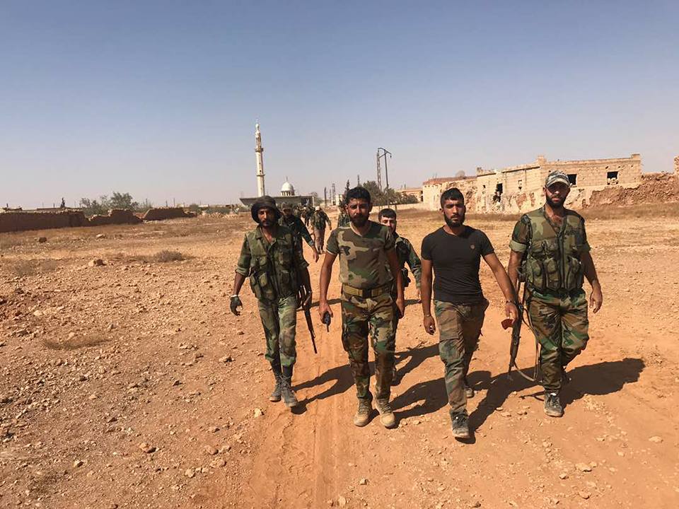 Photos: Syrian Government Forces In Salbah Electricity Station In Eastern Hama