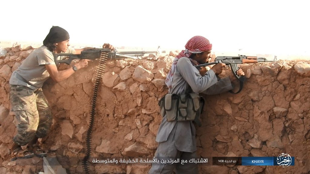 ISIS Released Photo Report Showing Clashes Near Humaymah Near Border With Iraq