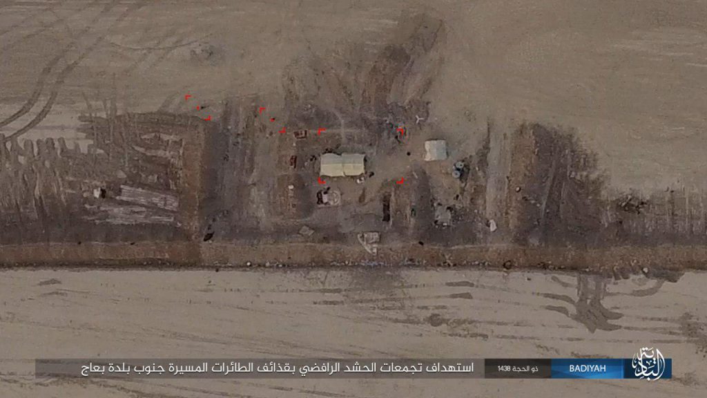 Photos: ISIS Uses Armed Drones Against Iraqi Popular Mobilization Units West Of Mosul