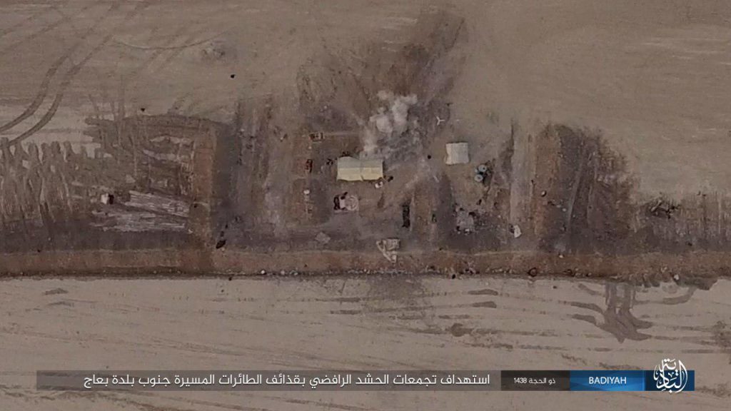 Photos: ISIS Uses Armed Drones Against Iraqi Popular Mobilization Units West Of Mosul