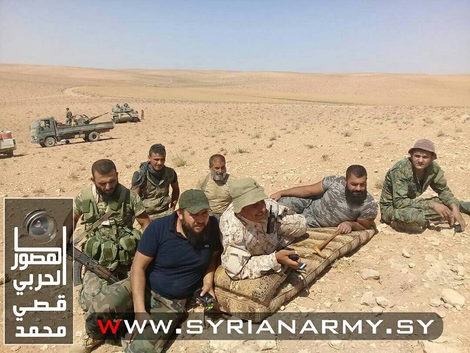 Photos: Tiger Forces And Other Pro-Government Factions En Route To Deir Ezzor