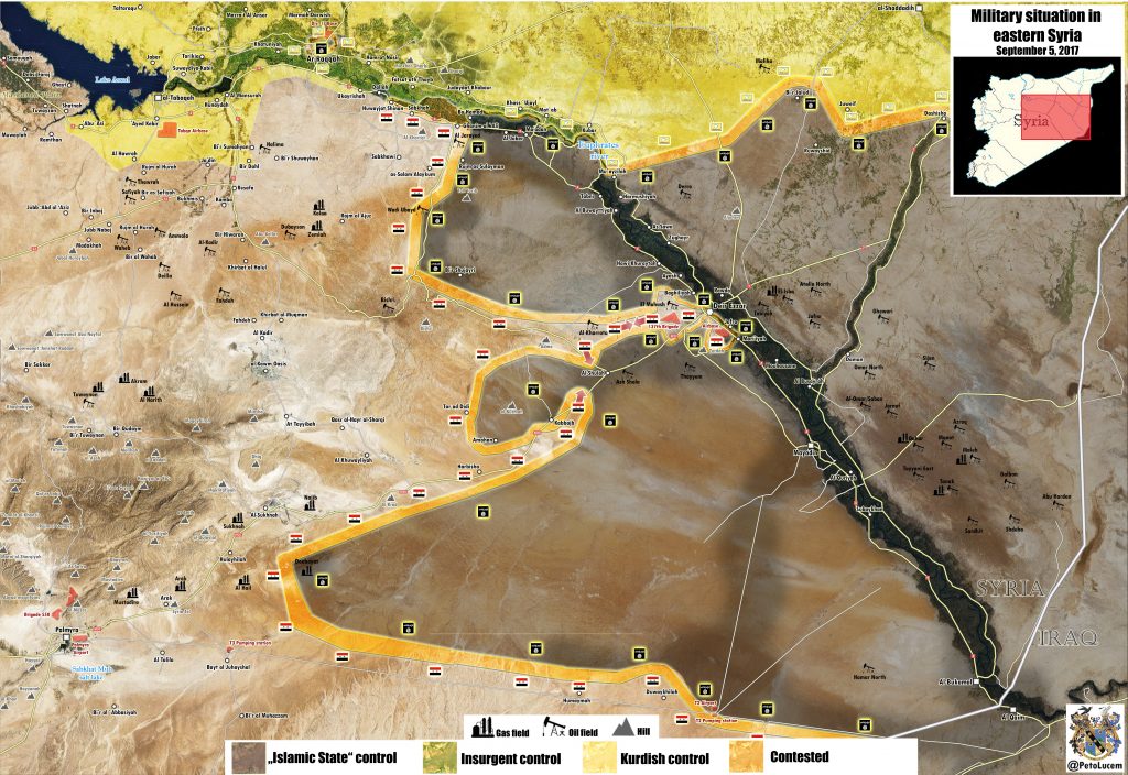 Overview Of Battle For Deir Ezzor City On September 5, 2017 (Maps, Videos)