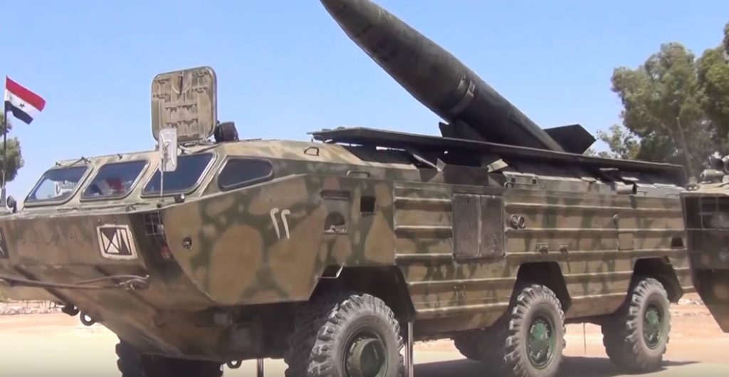 Syrian Military Showcases OTR-21 Tochka Tactical Ballistic Missiles (Video)