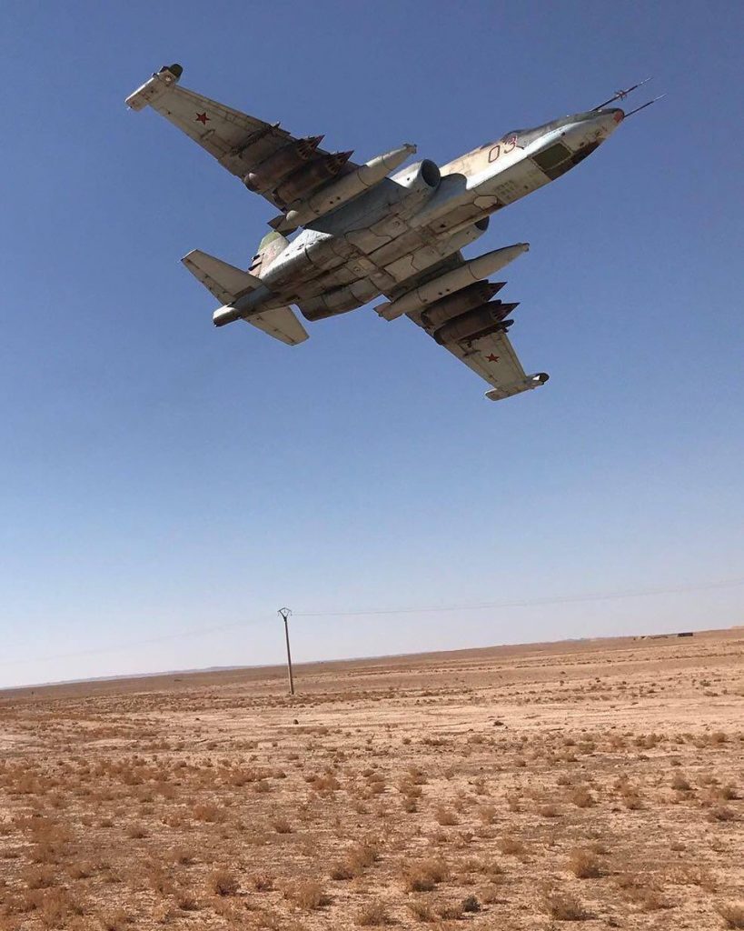 Photos: Russian Sukhoi Su-25SM Attack Aircraft In Deir Ezzor Province