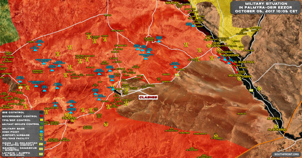 Syrian Army Is In Only 2km From ISIS Stronghold Of Mayadin In Euphrates Valley