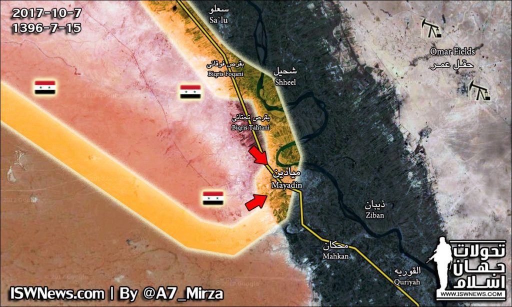 Syrian Forces Deploy Russian-made TOS-1A Solntsepyok Heavy Flamethrower System For Mayadin Advance