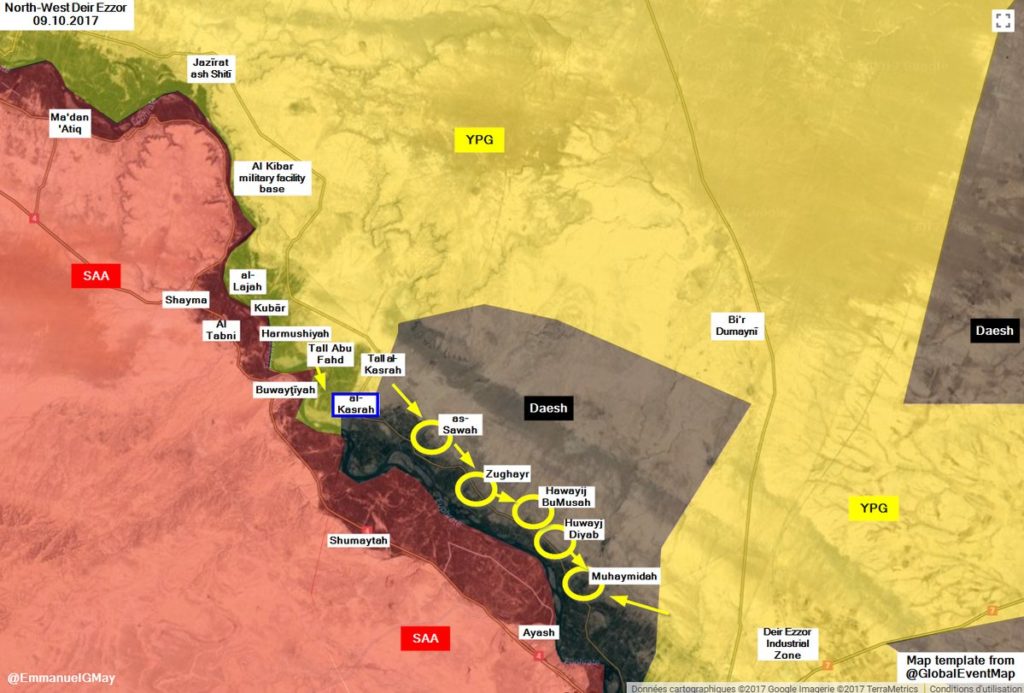 US-backed Forces Seize Large Chunk Of Area Northwest Of Deir Ezzor City