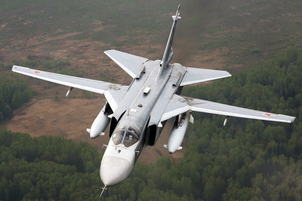 Russian Su-24 Warplane Crashed in Syria. Crew Members Dead