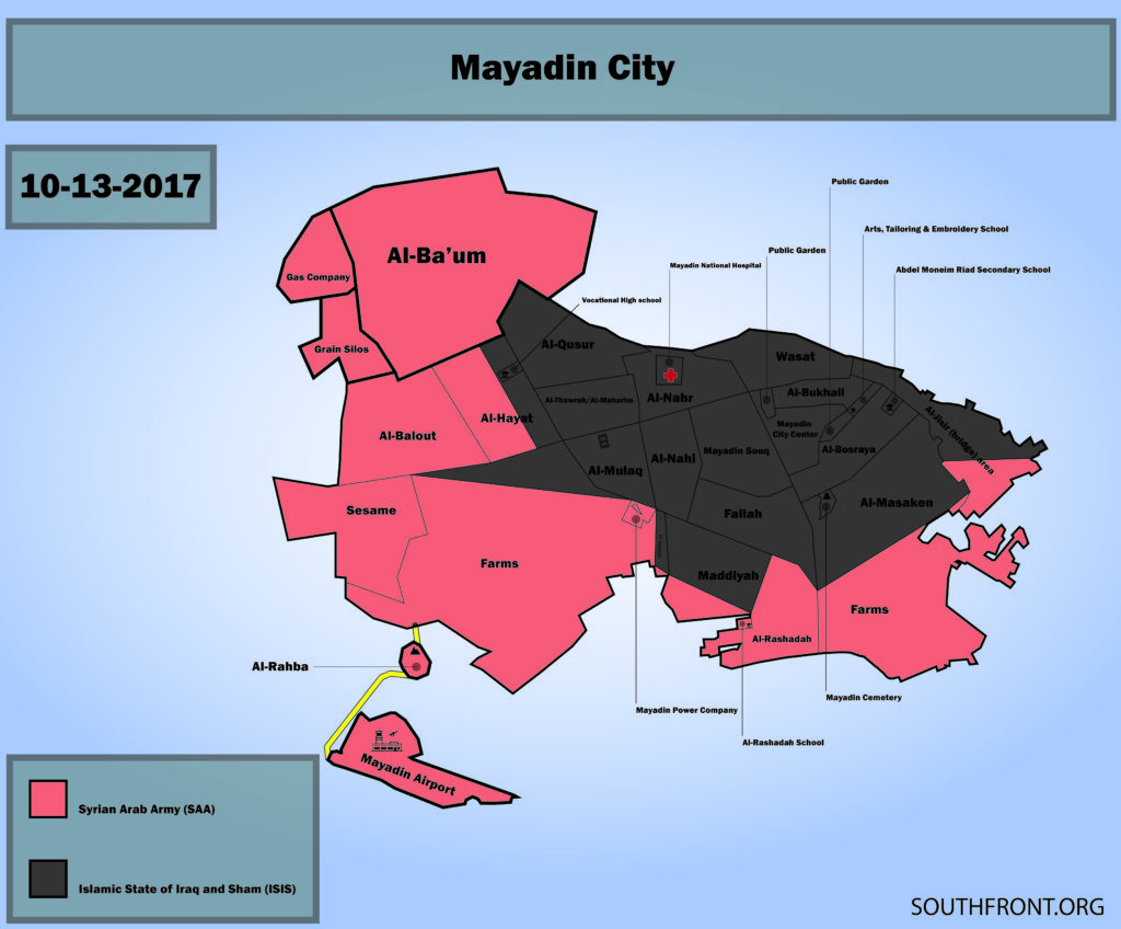 Syrian Army Encircled ISIS In Mayadin and Deir Ezzor (Overview)