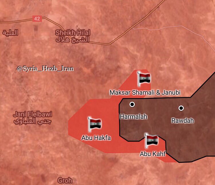 Government Forces Liberated 4 Villages From ISIS In Eastern Hama (Map)